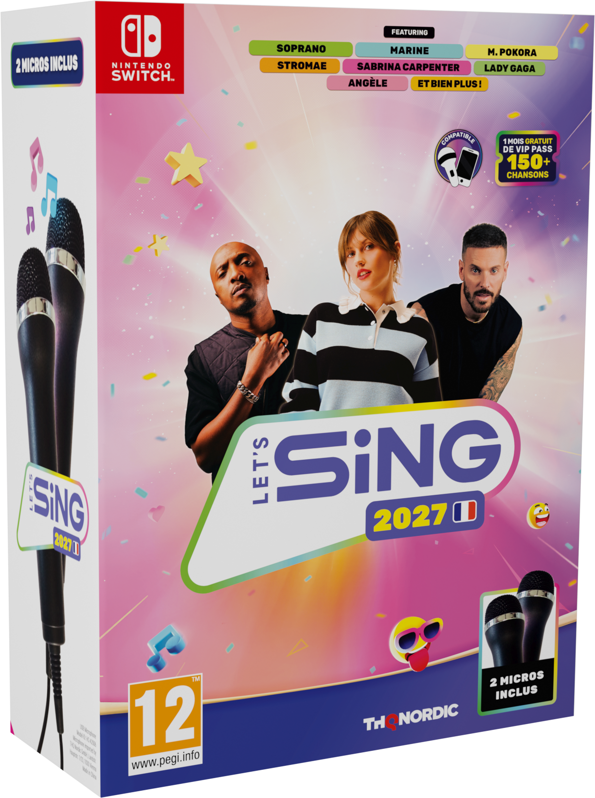 Let's Sing 2027 Hits Français + 2 Micros thumb 1